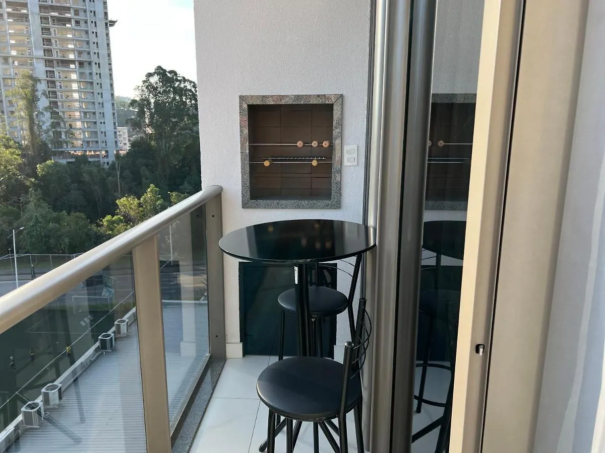 בלומנאו Ap Com Piscina No Rooftop, Academia, Wi-Fi, Cozinha Completa, Ar Condicionado E Garagem Privativa A 900M Da Vila Germanica דירה